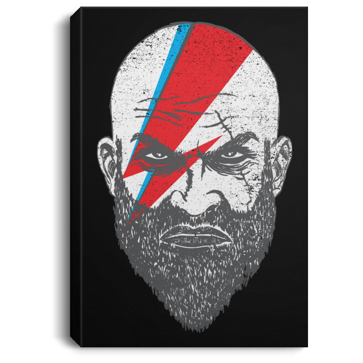 Housewares Black / 8" x 12" Ziggy Kratos Premium Portrait Canvas