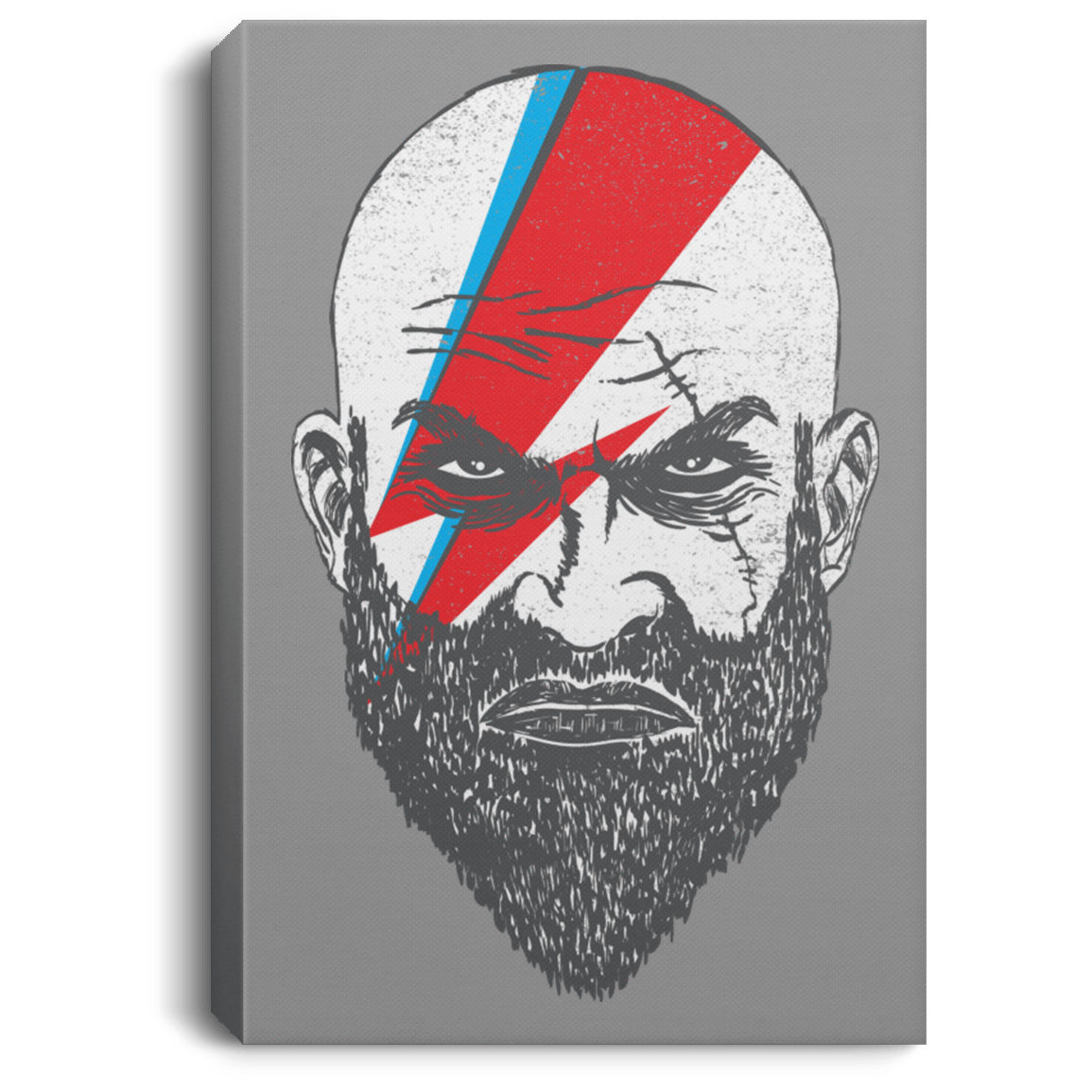 Housewares Gray / 8" x 12" Ziggy Kratos Premium Portrait Canvas