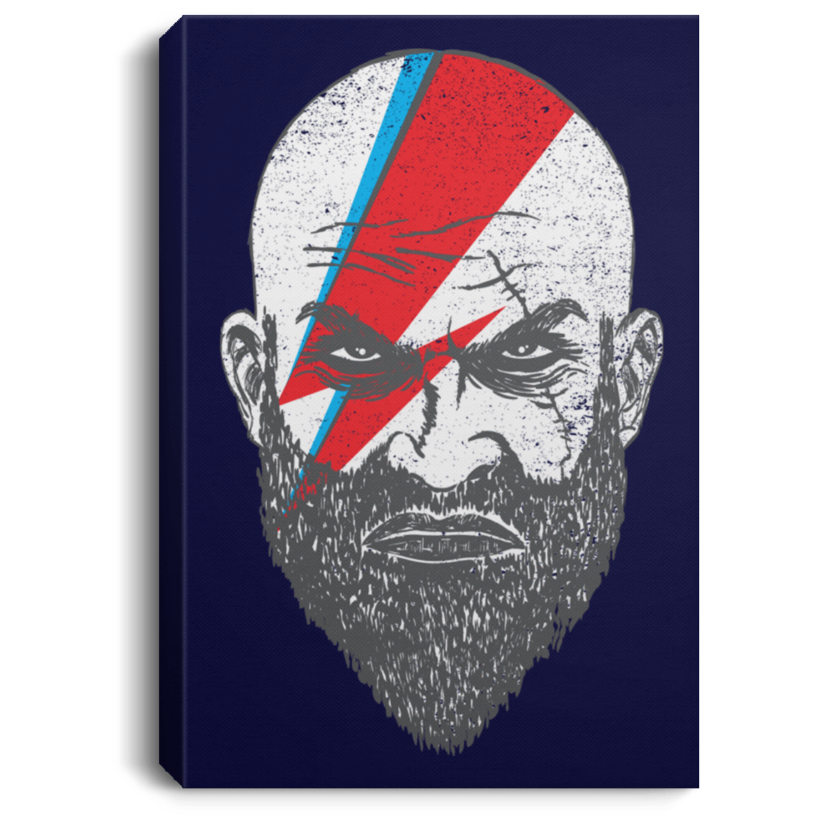 Housewares Navy / 8" x 12" Ziggy Kratos Premium Portrait Canvas