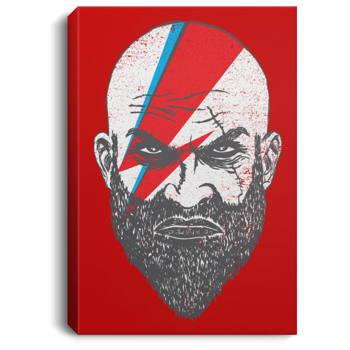 Housewares Red / 8" x 12" Ziggy Kratos Premium Portrait Canvas