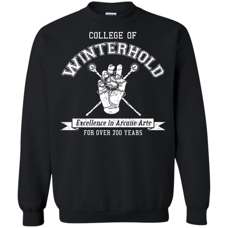 Mens_Crewneck Sweatshirts Black / Small College of Winterhold Crewneck Sweatshirt