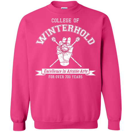 Mens_Crewneck Sweatshirts Heliconia / Small College of Winterhold Crewneck Sweatshirt