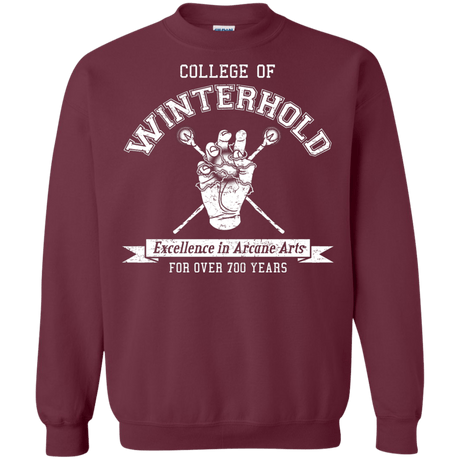 Mens_Crewneck Sweatshirts Maroon / Small College of Winterhold Crewneck Sweatshirt
