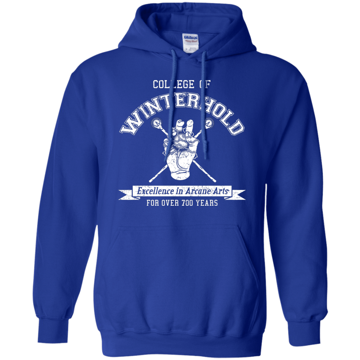 Mens_Hoodie Sweatshirts Royal / Small College of Winterhold Pullover Hoodie