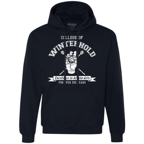 Mens_Premium Hoodie Navy / Small College of Winterhold Premium Fleece Hoodie