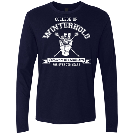 Mens_Premium Longsleeves Midnight Navy / Small College of Winterhold Men's Premium Long Sleeve