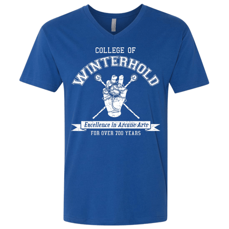 Mens_Premium V-neck Royal / X-Small College of Winterhold Men's Premium V-Neck