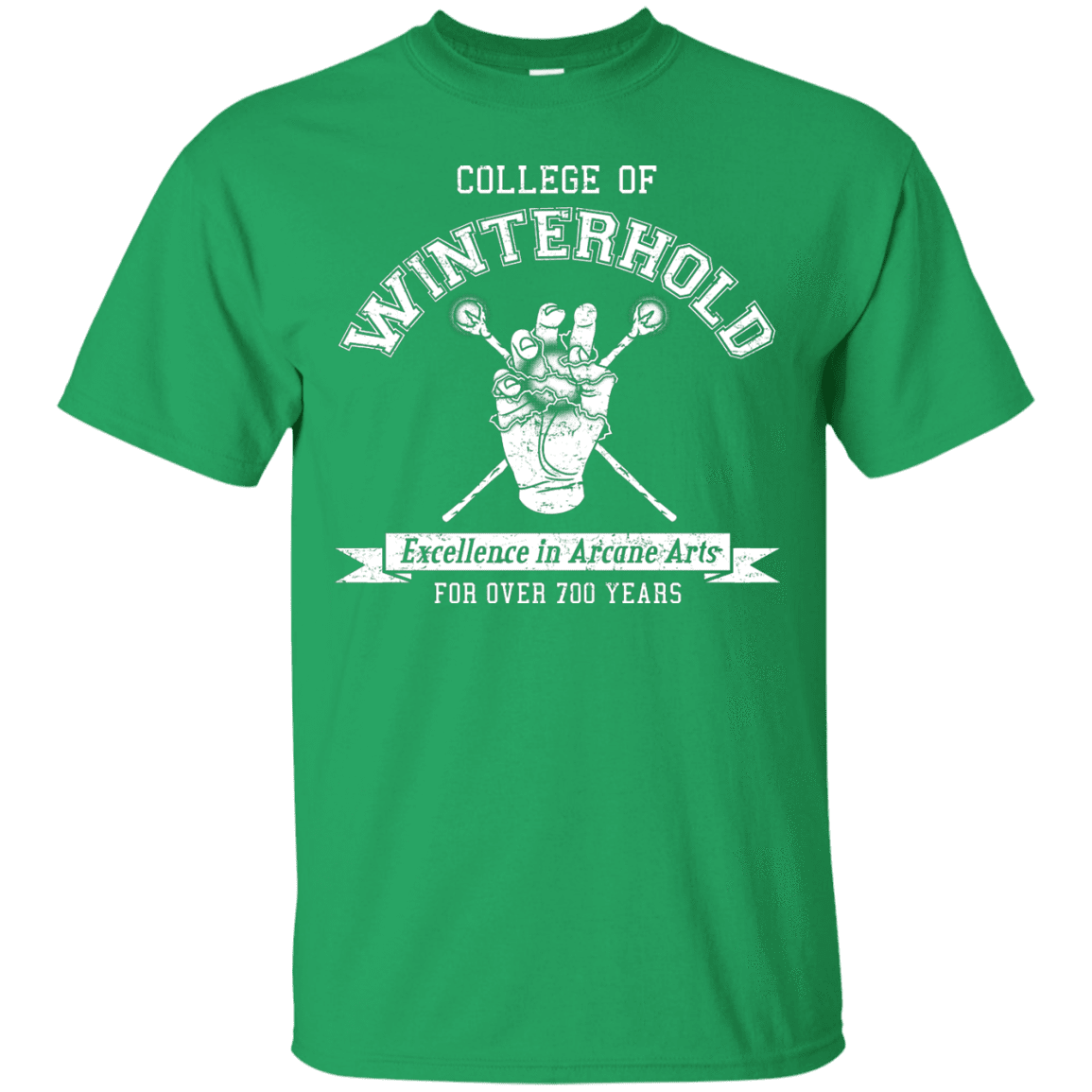 Mens_T-Shirts Irish Green / Small College of Winterhold T-Shirt