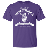 Mens_T-Shirts Purple / Small College of Winterhold T-Shirt