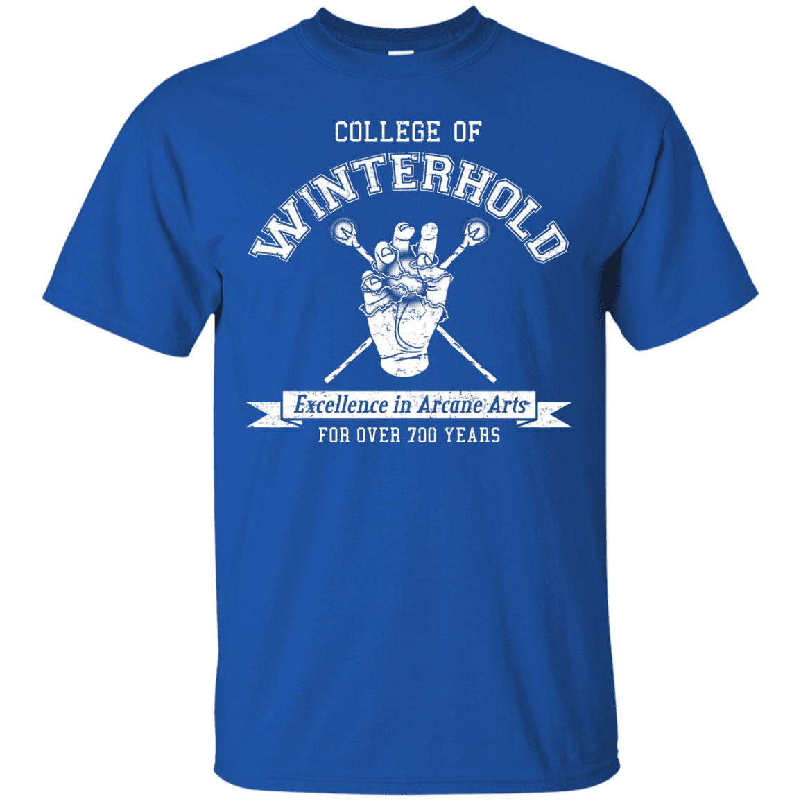 Mens_T-Shirts Royal / Small College of Winterhold T-Shirt