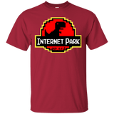Mens_T-Shirts Cardinal / Small Internet Park - T-Shirt Test