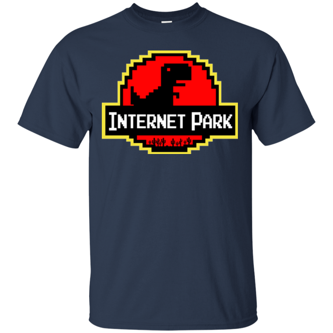 Mens_T-Shirts Navy / Small Internet Park - T-Shirt Test