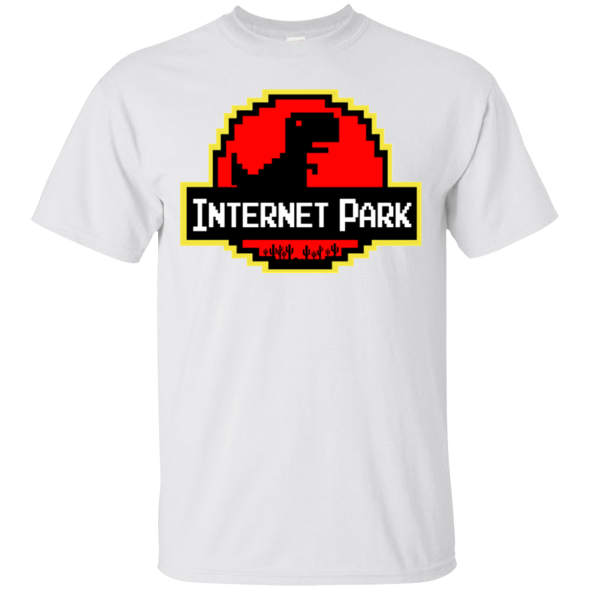 Mens_T-Shirts White / Small Internet Park - T-Shirt Test