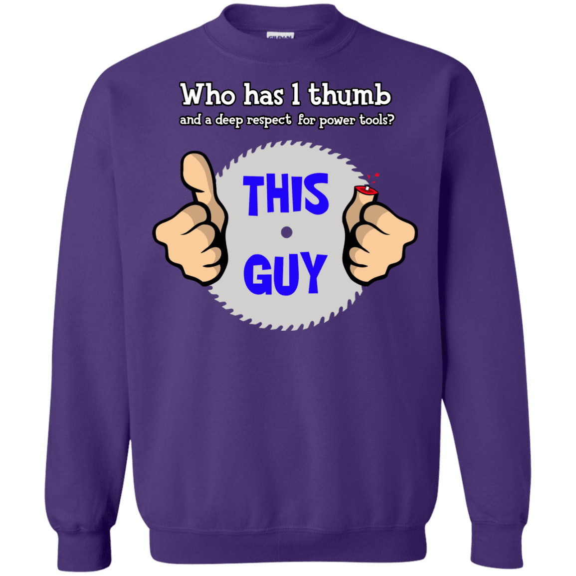 1-thumb Crewneck Sweatshirt