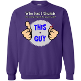 1-thumb Crewneck Sweatshirt