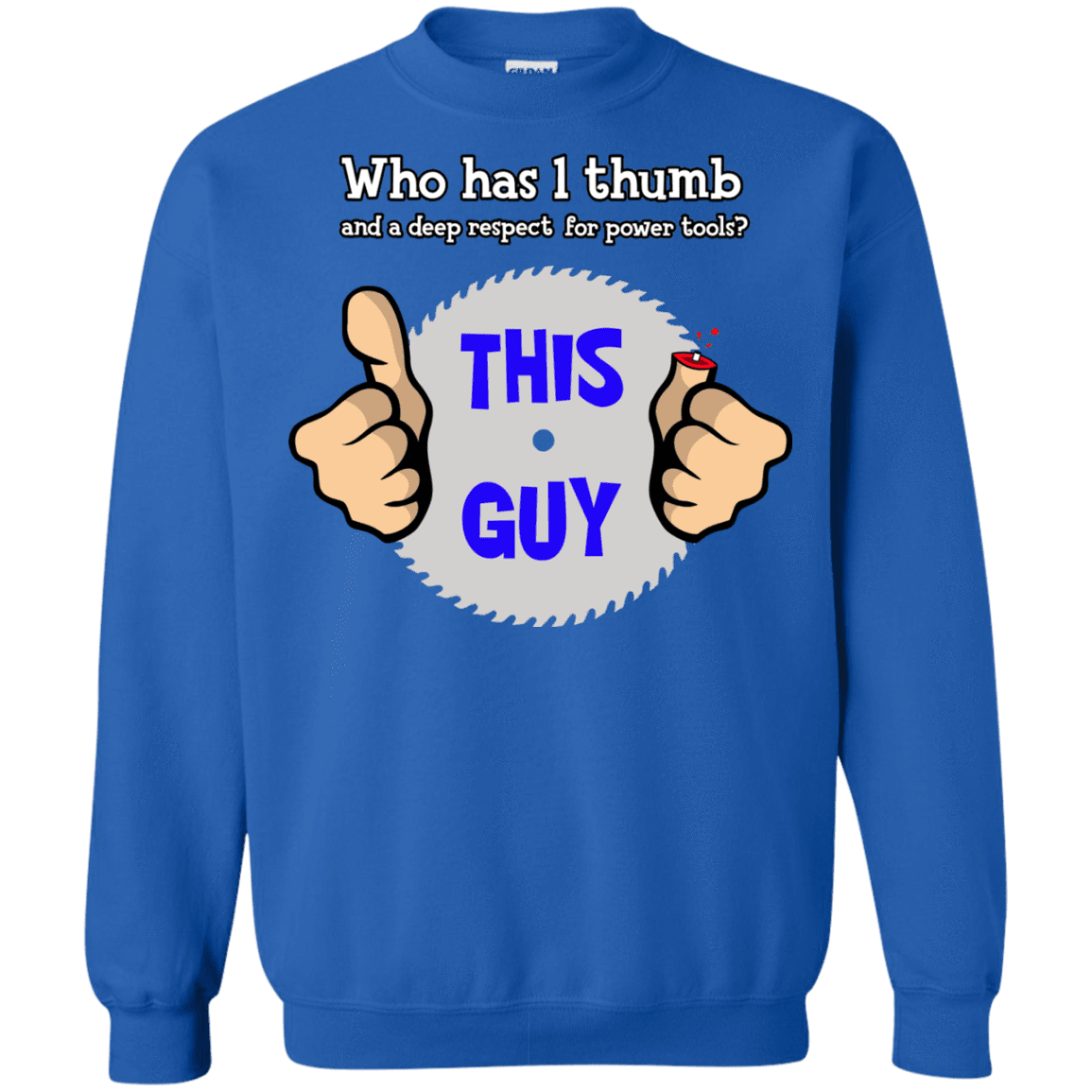 1-thumb Crewneck Sweatshirt