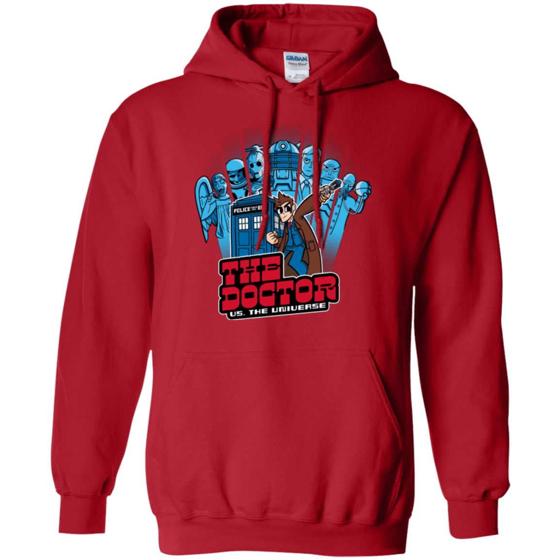 Sweatshirts Red / Small 10 vs universe Pullover Hoodie