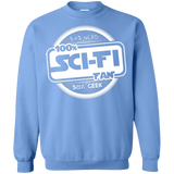 Sweatshirts Carolina Blue / Small 100 Percent Sci-fi Crewneck Sweatshirt