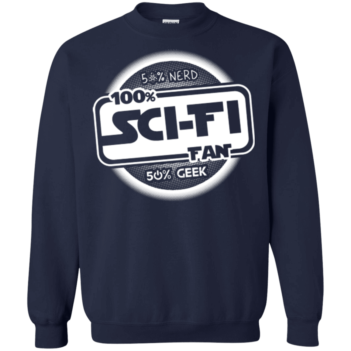 Sweatshirts Navy / Small 100 Percent Sci-fi Crewneck Sweatshirt