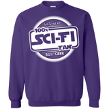 Sweatshirts Purple / Small 100 Percent Sci-fi Crewneck Sweatshirt