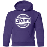 Sweatshirts Purple / YS 100 Percent Sci-fi Youth Hoodie