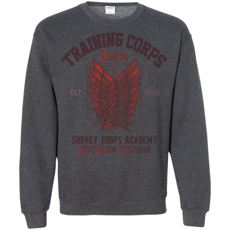 Sweatshirts Dark Heather / Small 104th Training Corps Crewneck Sweatshirt