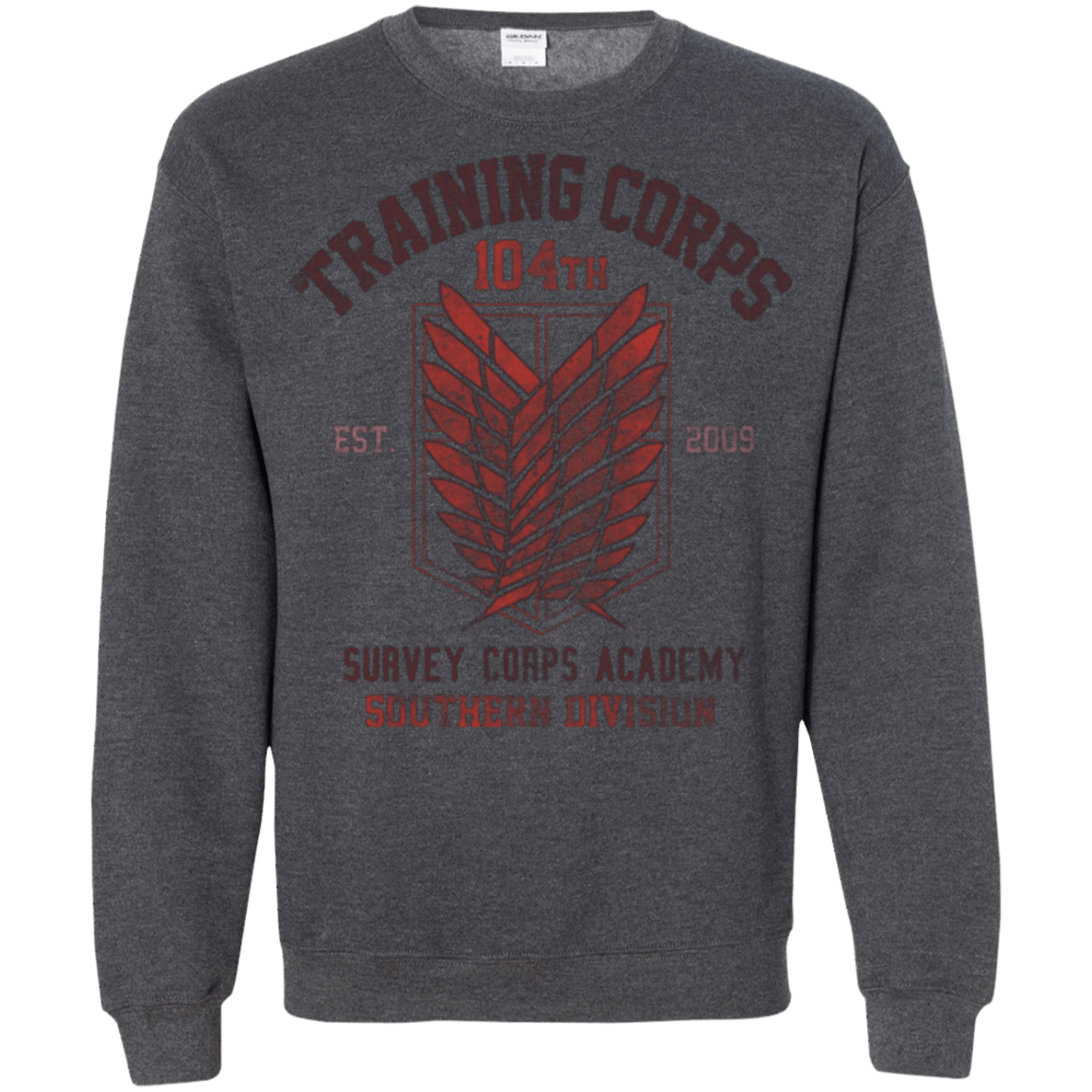 Sweatshirts Dark Heather / Small 104th Training Corps Crewneck Sweatshirt