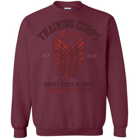 Sweatshirts Maroon / Small 104th Training Corps Crewneck Sweatshirt