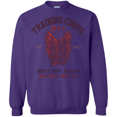 Sweatshirts Purple / Small 104th Training Corps Crewneck Sweatshirt