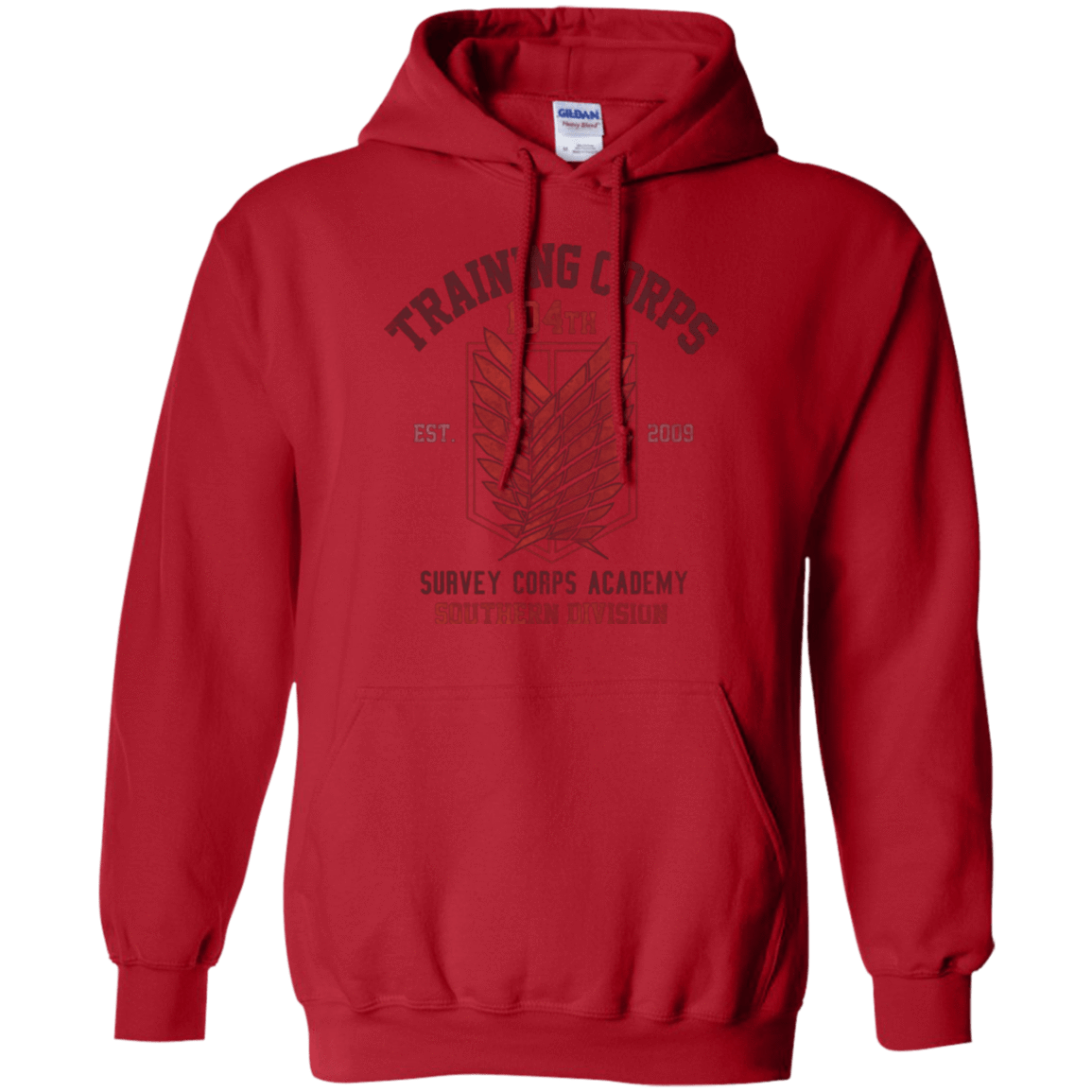 Sweatshirts Red / Small 104th Training Corps Pullover Hoodie