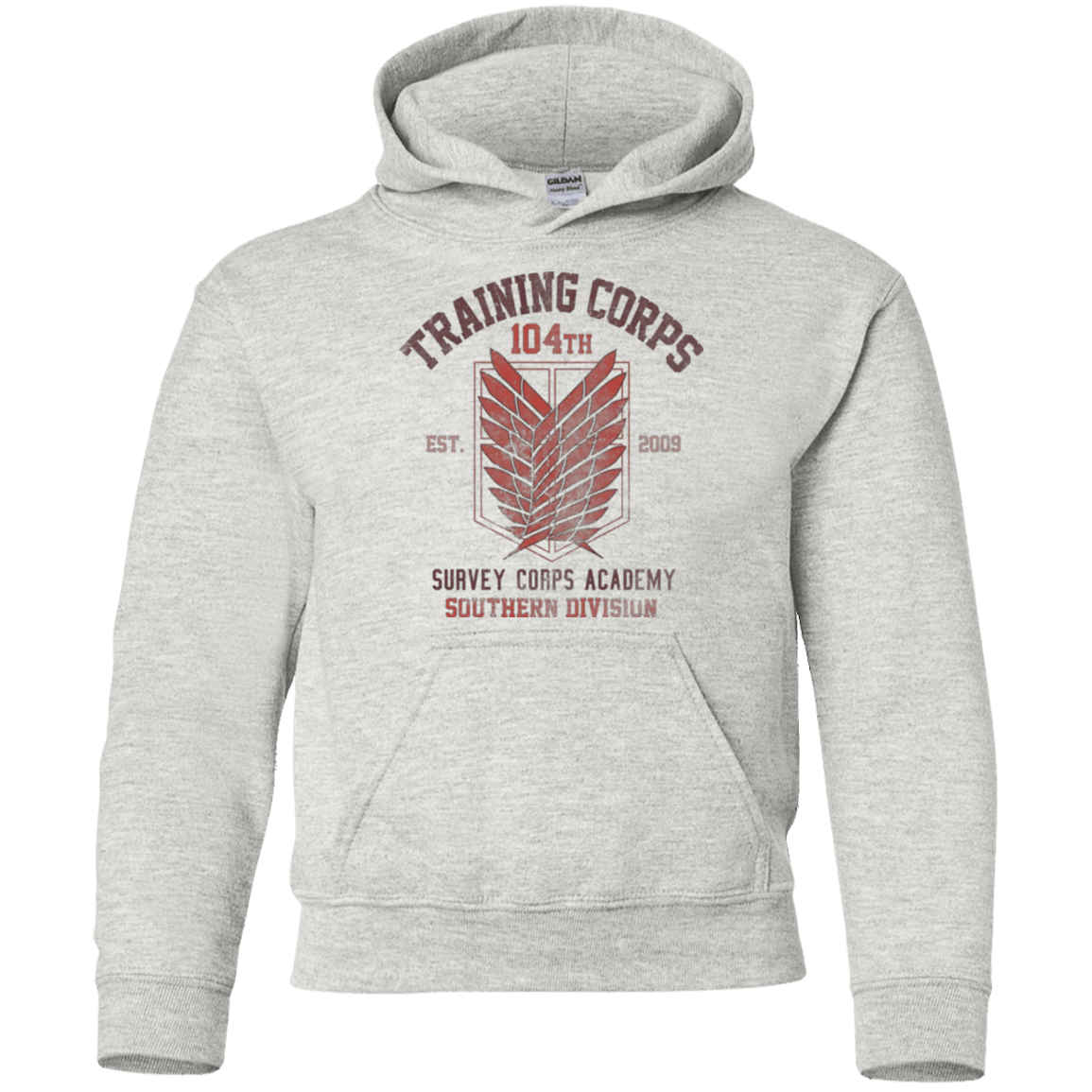 Sweatshirts Ash / YS 104th Training Corps Youth Hoodie
