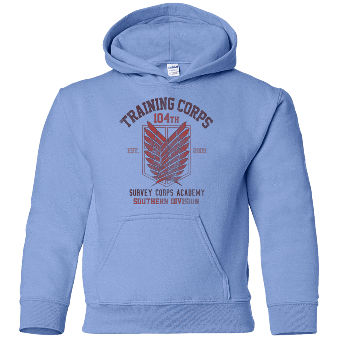Sweatshirts Carolina Blue / YS 104th Training Corps Youth Hoodie