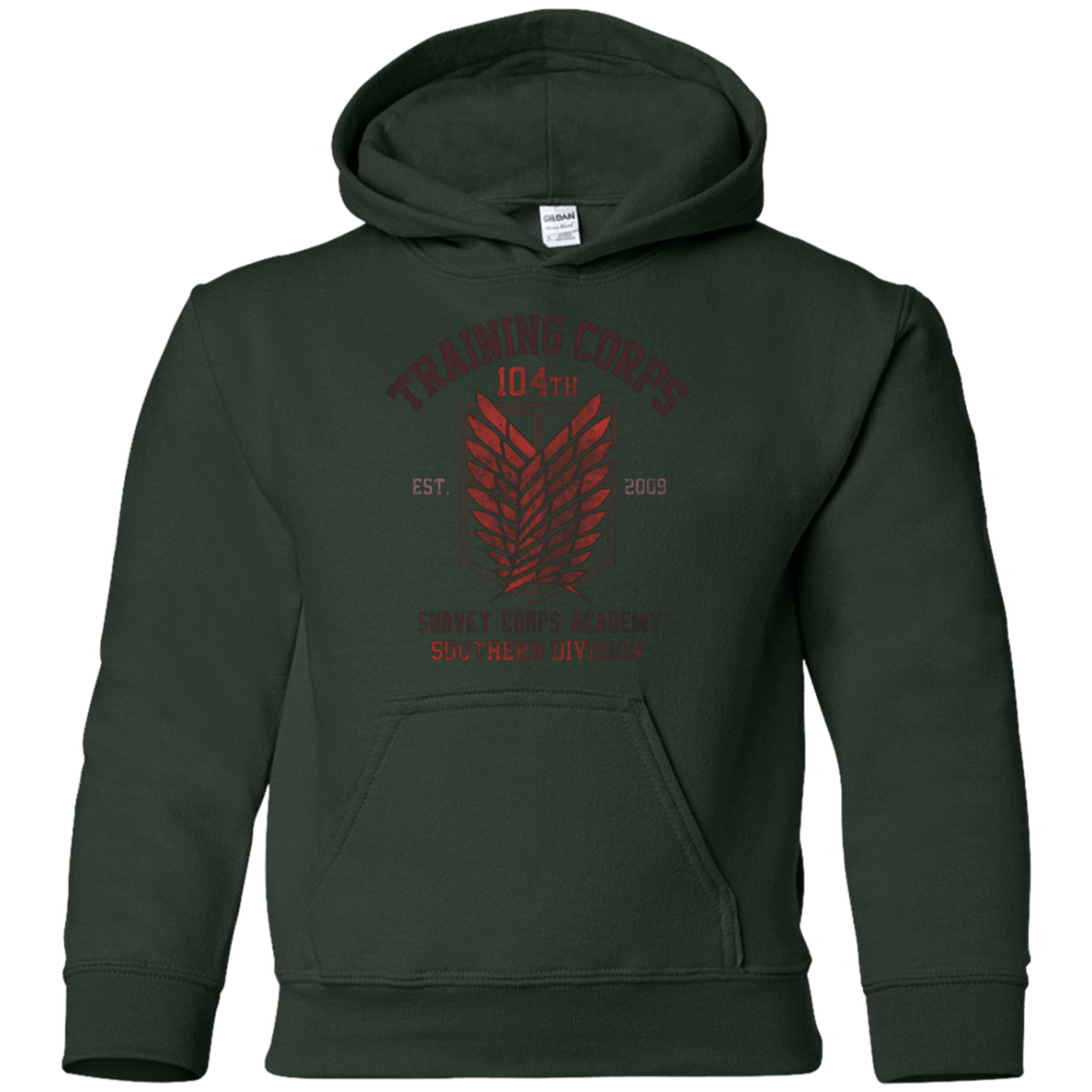Sweatshirts Forest Green / YS 104th Training Corps Youth Hoodie