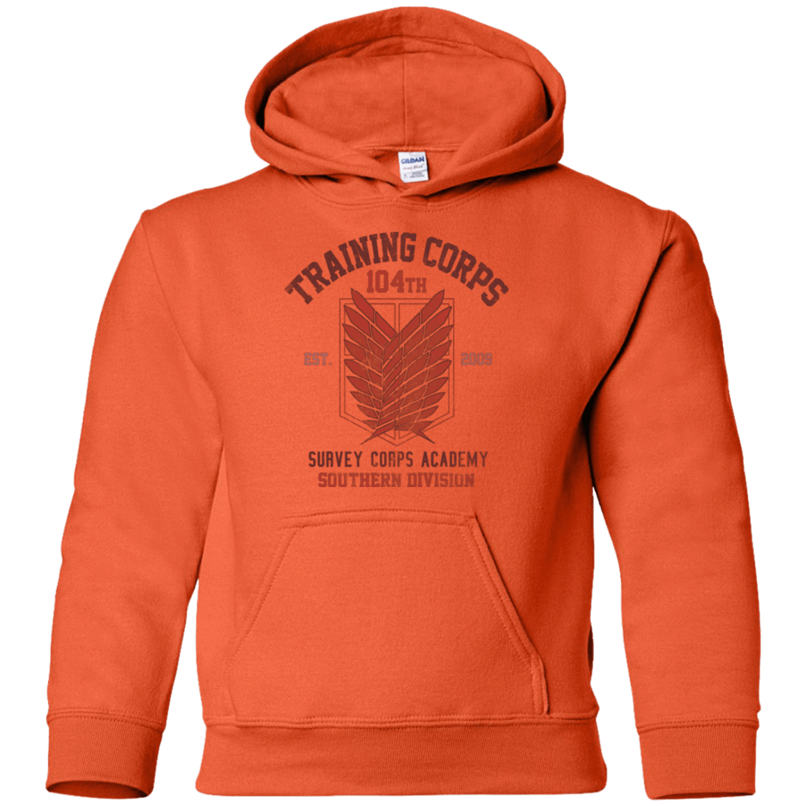 Sweatshirts Orange / YS 104th Training Corps Youth Hoodie