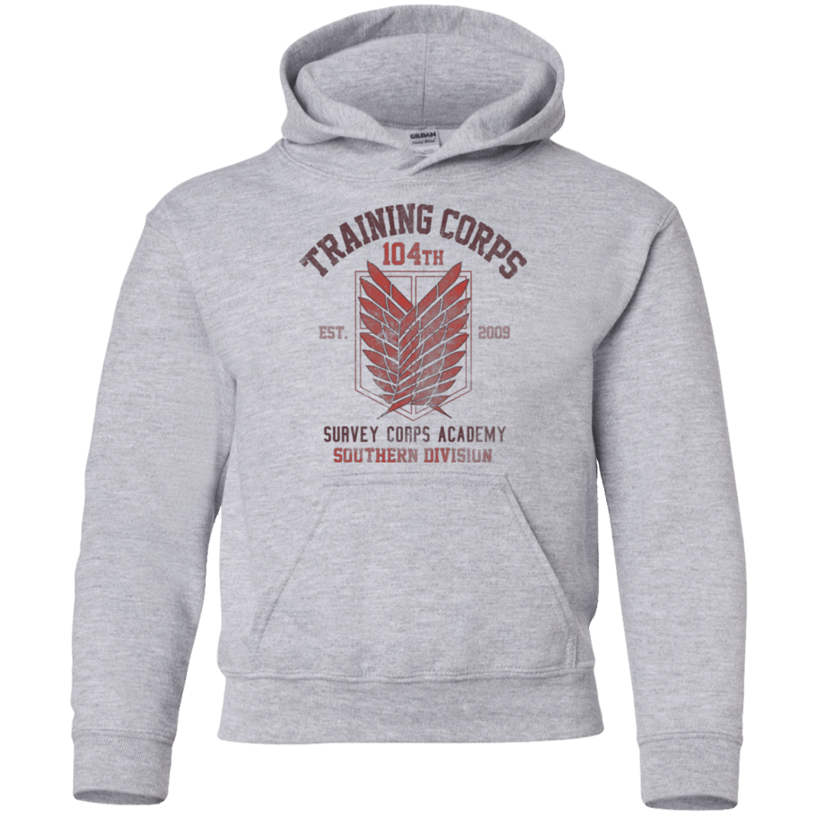 Sweatshirts Sport Grey / YS 104th Training Corps Youth Hoodie