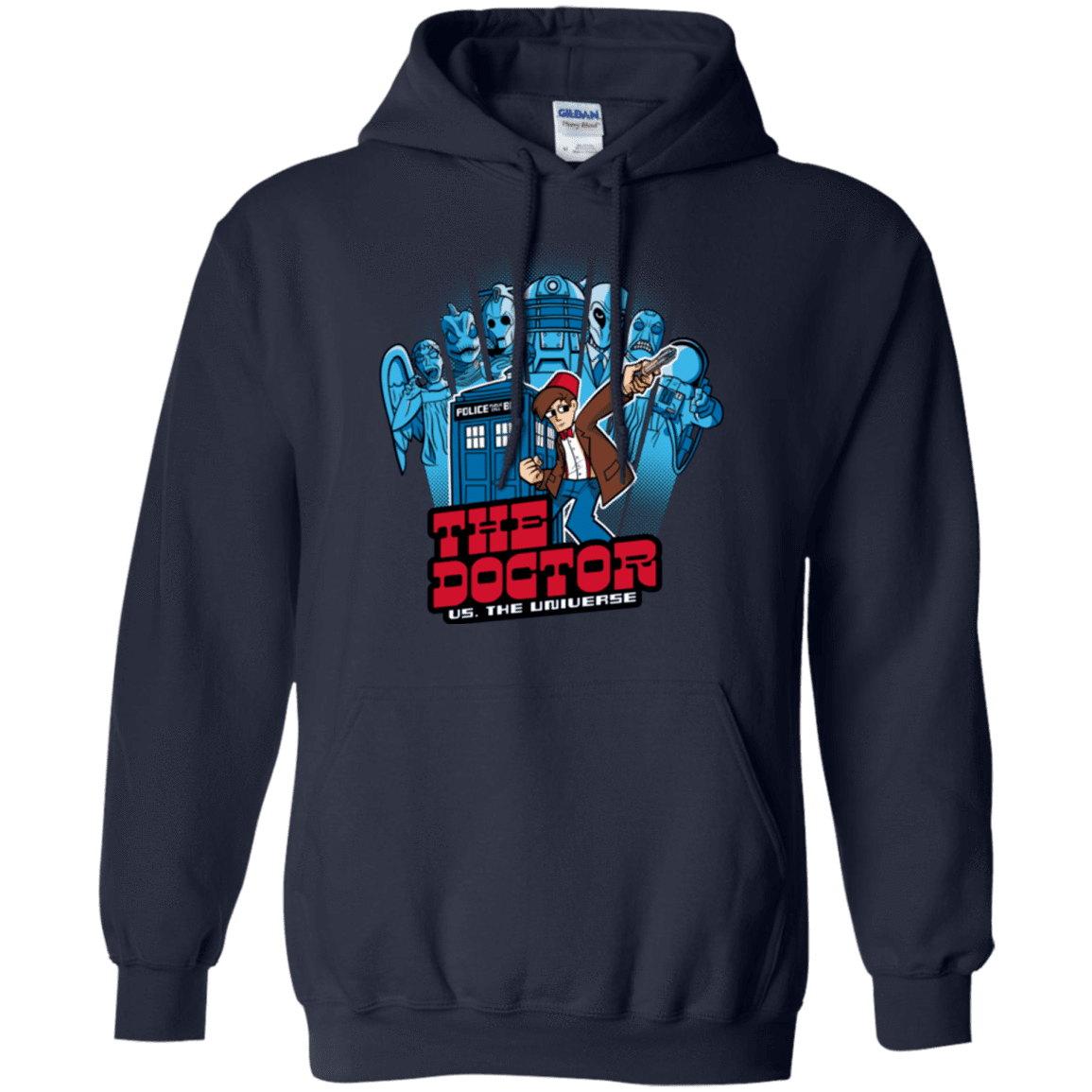 Sweatshirts Navy / Small 11 vs universe Pullover Hoodie