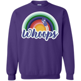 Sweatshirts Purple / S 13th Doctor Retro Whoops Crewneck Sweatshirt