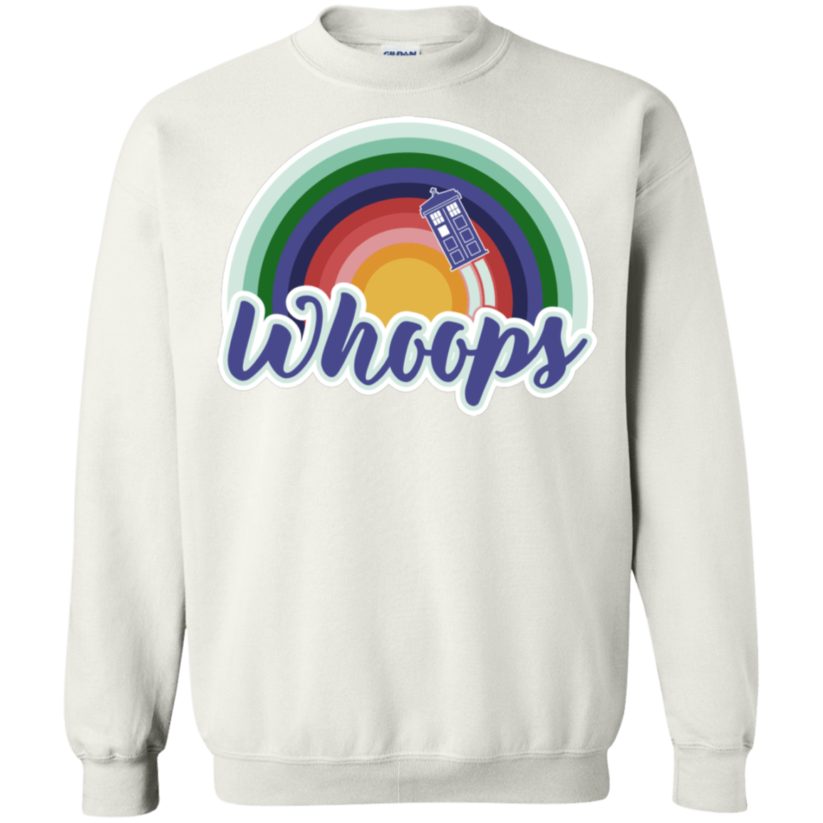 Sweatshirts White / S 13th Doctor Retro Whoops Crewneck Sweatshirt