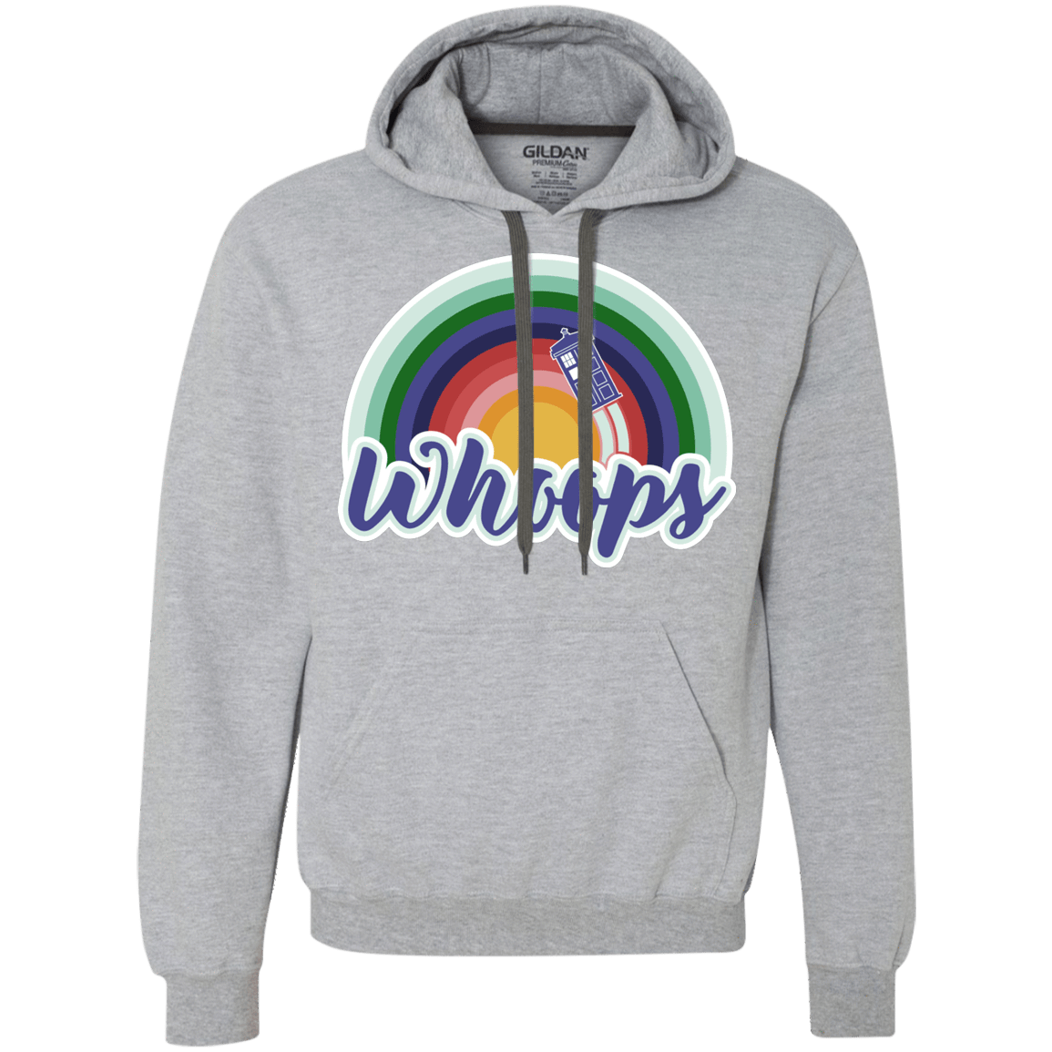 Sweatshirts Sport Grey / L 13th Doctor Retro Whoops Premium Fleece Hoodie