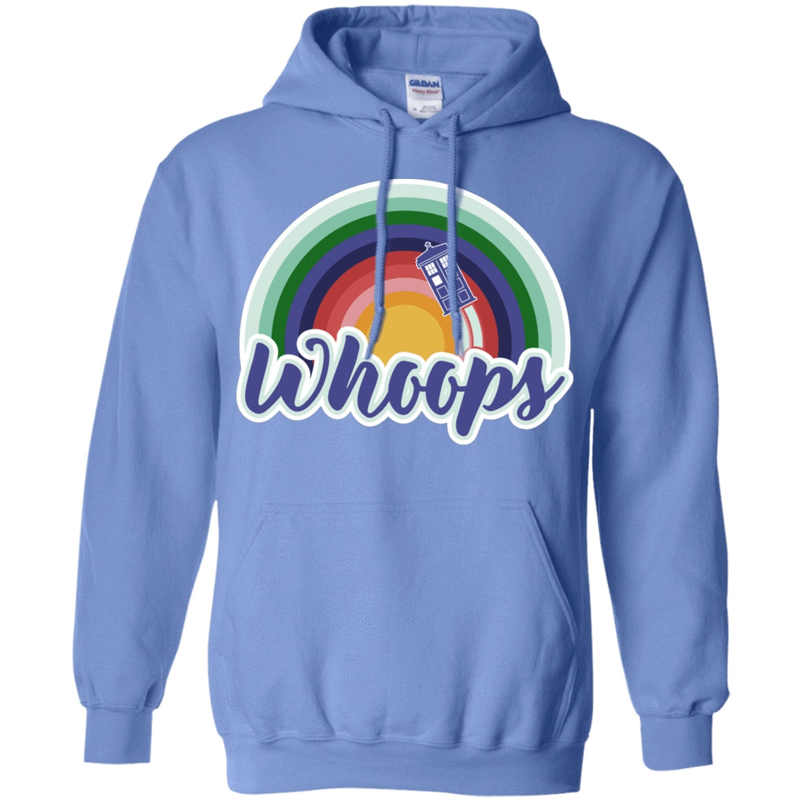 Sweatshirts Carolina Blue / S 13th Doctor Retro Whoops Pullover Hoodie