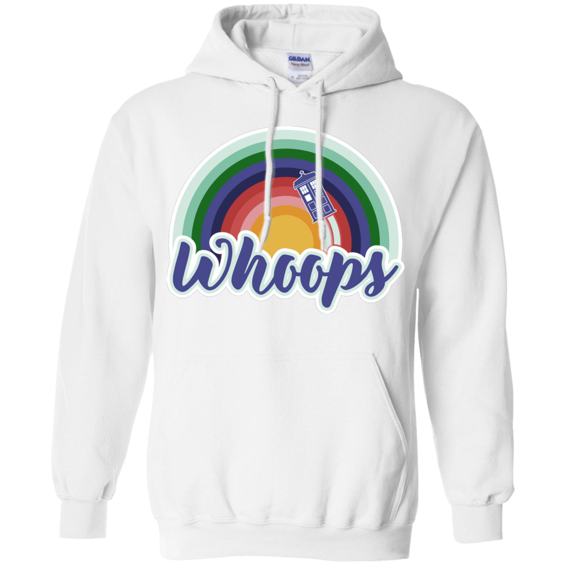 Sweatshirts White / S 13th Doctor Retro Whoops Pullover Hoodie