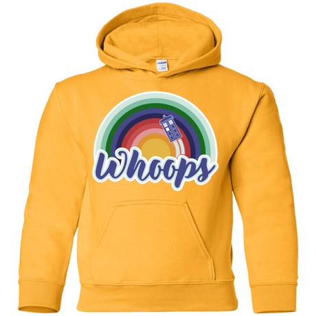 Sweatshirts Gold / YS 13th Doctor Retro Whoops Youth Hoodie