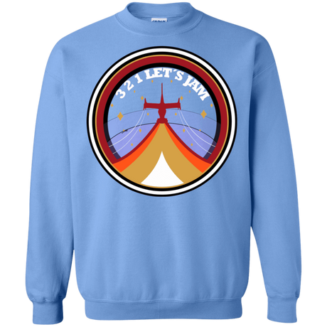 Sweatshirts Carolina Blue / S 3 2 1 Lets Jam Crewneck Sweatshirt