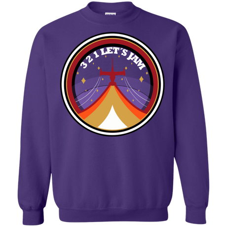 Sweatshirts Purple / S 3 2 1 Lets Jam Crewneck Sweatshirt