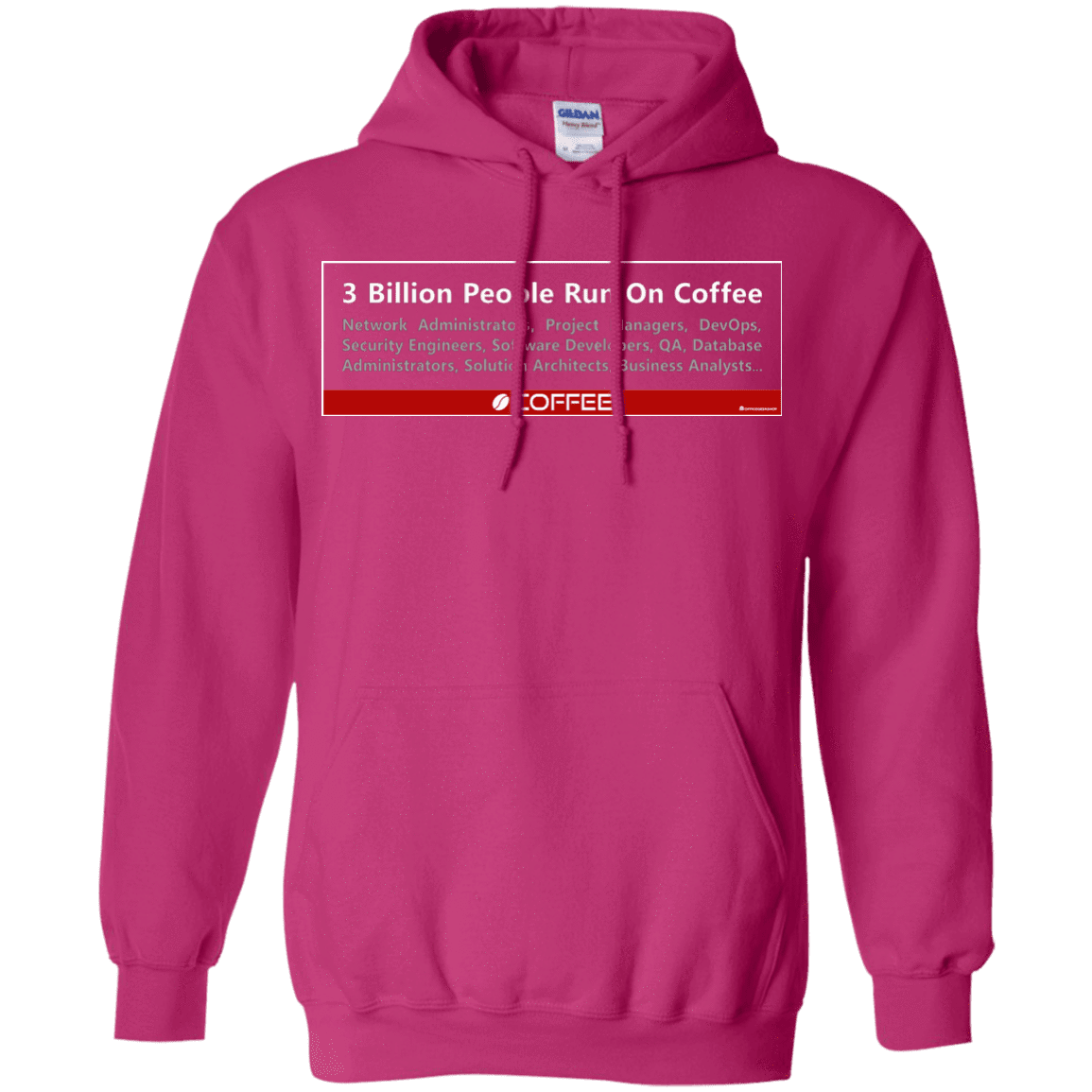 Sweatshirts Heliconia / Small 3 Billion People Run On Java Pullover Hoodie