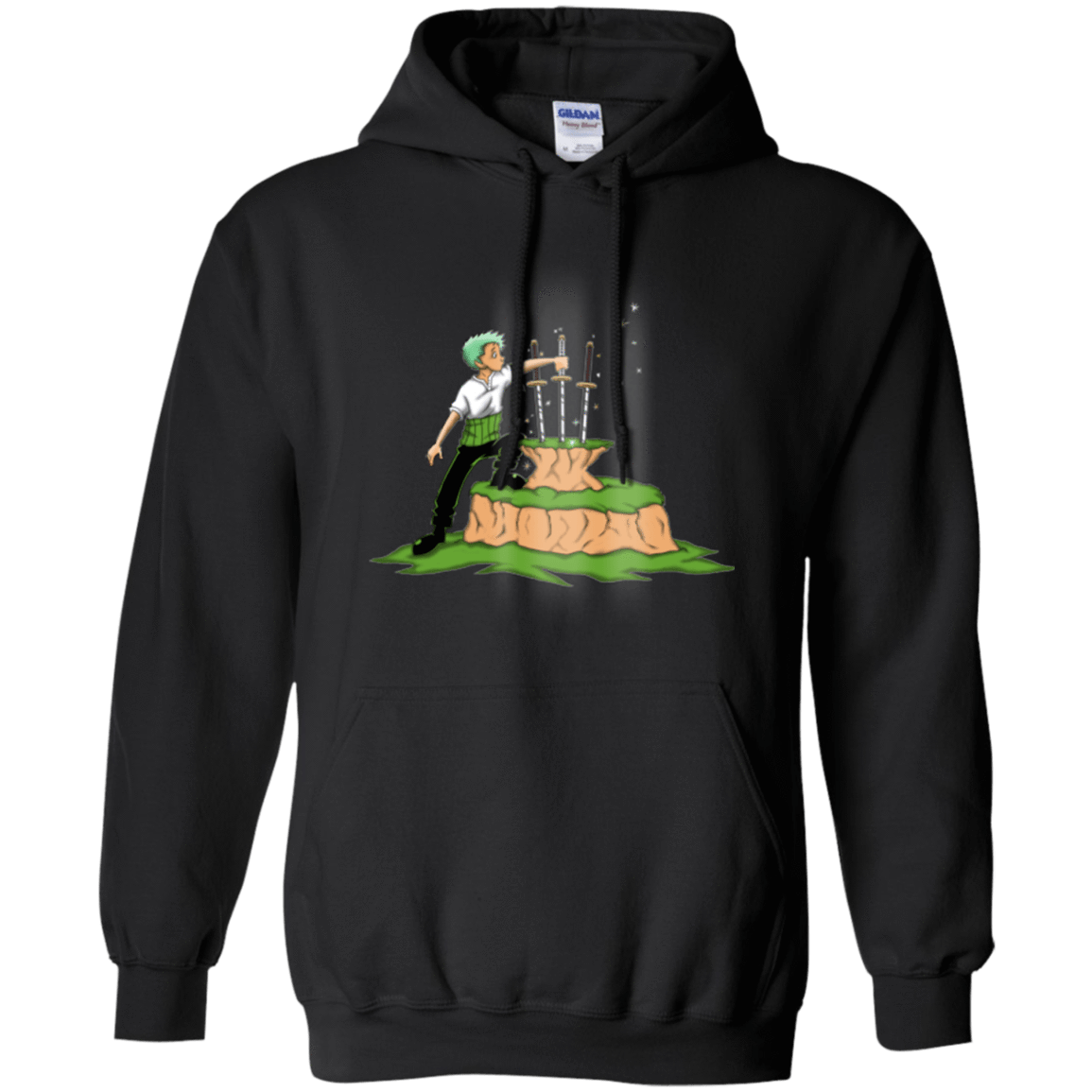 Sweatshirts Black / Small 3 Swords in the Stone Pullover Hoodie