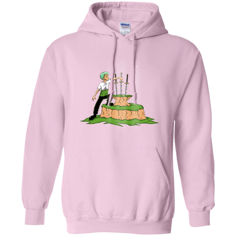 Sweatshirts Light Pink / Small 3 Swords in the Stone Pullover Hoodie