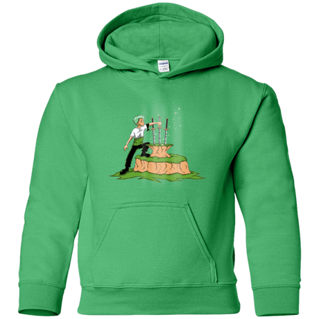 Sweatshirts Irish Green / YS 3 Swords in the Stone Youth Hoodie