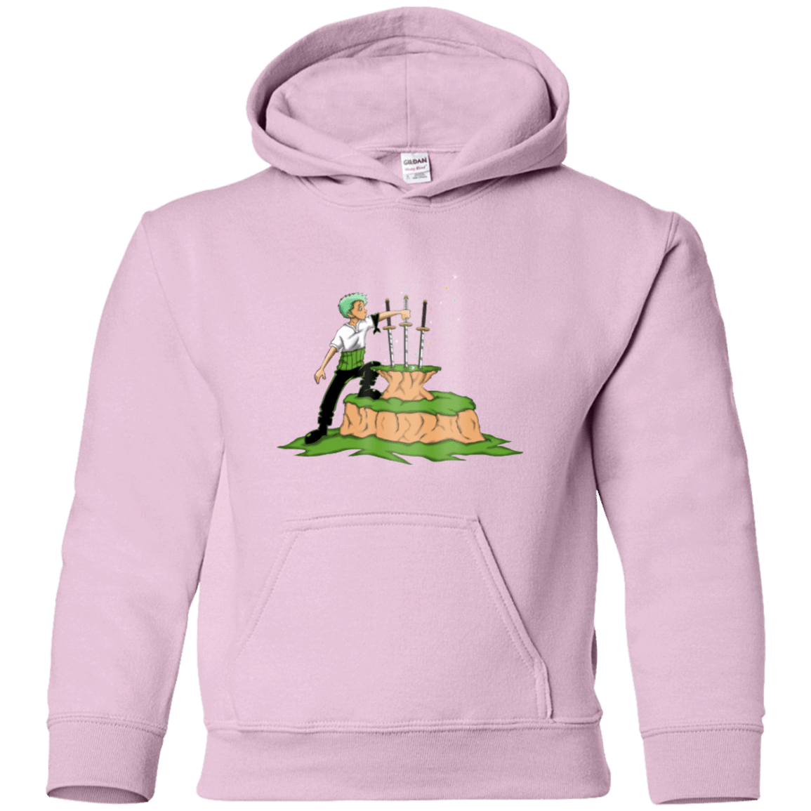 Sweatshirts Light Pink / YS 3 Swords in the Stone Youth Hoodie