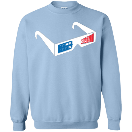 Sweatshirts Light Blue / Small 3DW Crewneck Sweatshirt